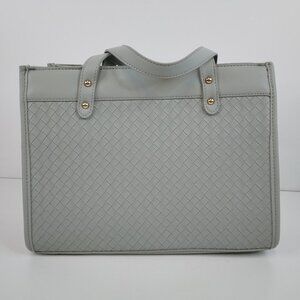 Crossi Gray Green Handbag Purse